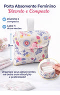 Porta Absorvente Secret Garden FOFuricess | Floral Feminino