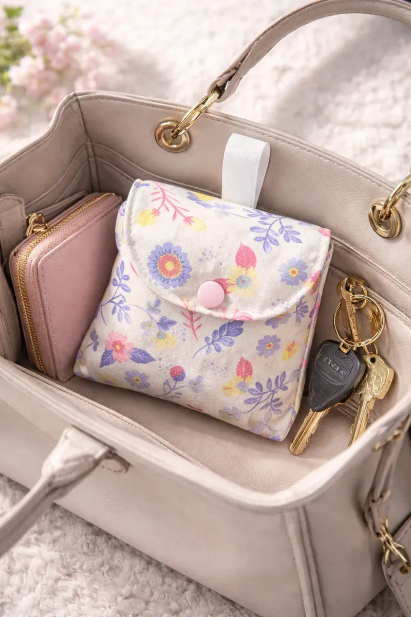 Porta Absorvente Secret Garden FOFuricess | Floral Feminino