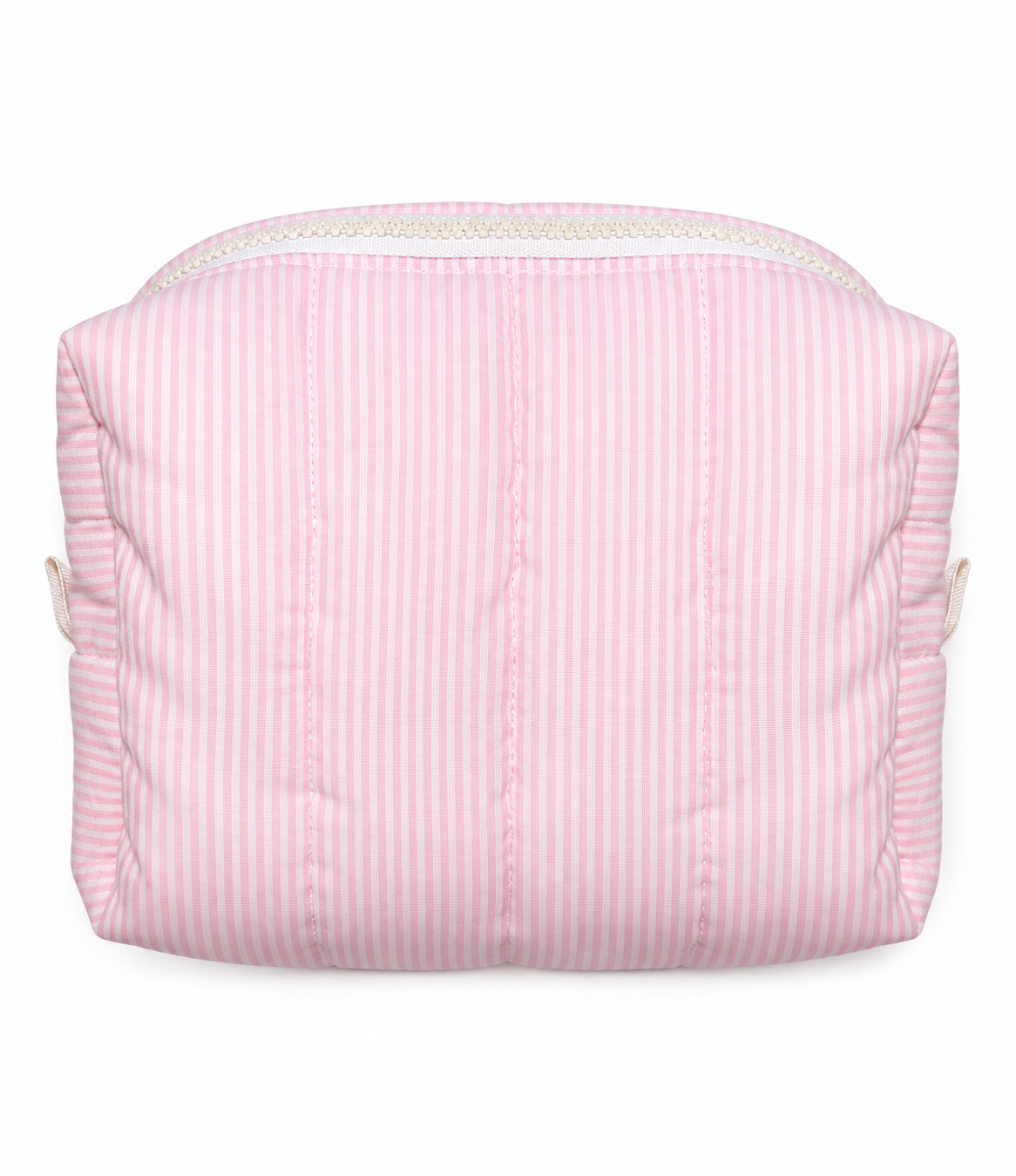 Necessaire Listrada Rosa Matelassê em Algodão | Bolsa Organizadora Feminina FOFuricess