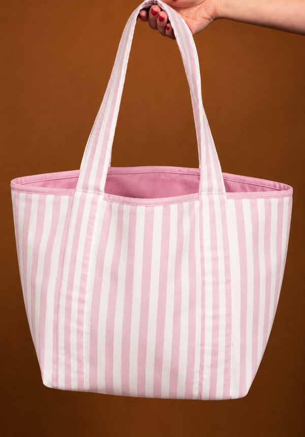 Bolsa Tote Pink Sugar Grande em Tecido Algodão